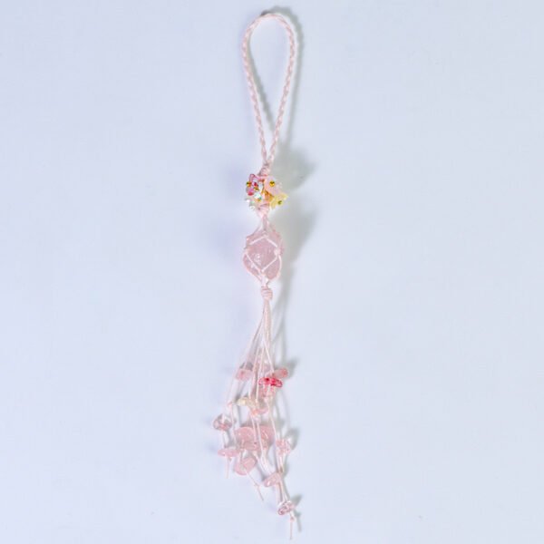 Handmade crystal mobile phone strap